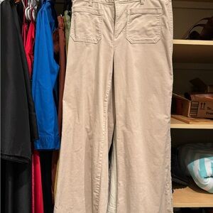 LOFT Palmer Wide-Leg Pants size 6.